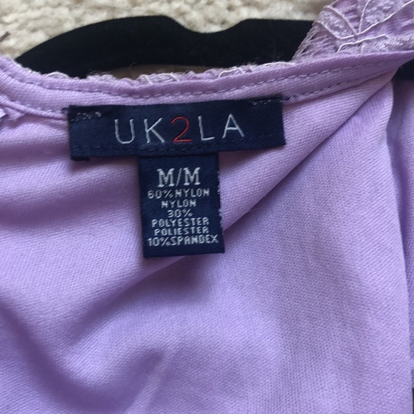 Light Purple Lace Cocktail Dress - Picture 4 of 4